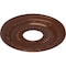 Ekena Millwork Lauren Ceiling Medallion (Fits Canopies up to 6 1/4"), 20 5/8"OD x 6 1/4"ID x 1 3/8"P, Copper Penny CM20LNCPS - alternate 4